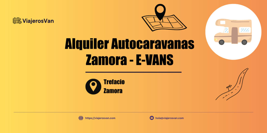 Ficha del negocio Alquiler Autocaravanas Zamora - E-VANS en Trefacio en la provincia de Zamora